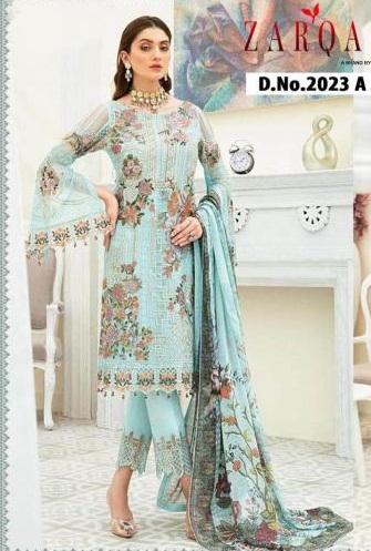 Zarqash Dynamic Fancy Georgette Embroidery Pakistani Salwar  Catalog