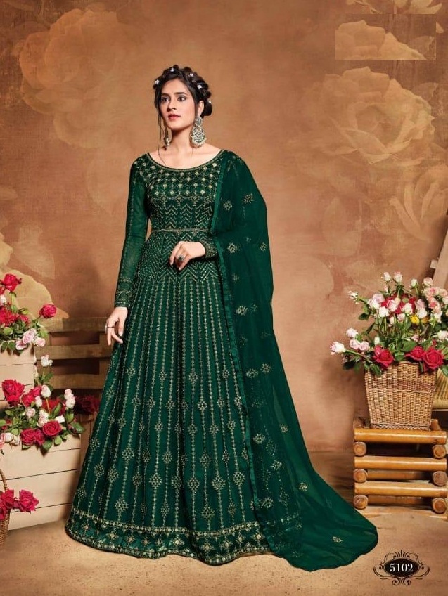 Swagat Violet Snow White 5101 Series Embroidery  Catalog