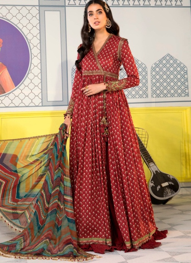 Majesty Maria Vol  9 Designer Cotton Embroidery Pakistani Salwar Suits Catalog