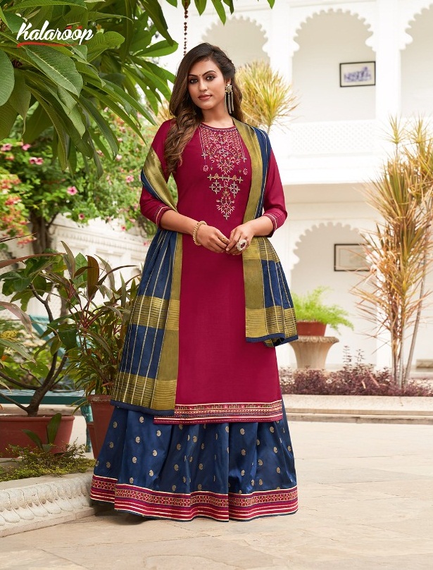 Kalaroop Carnival Vol  2 Silk Designer Ethnic Wear Salwar Suits Catalog