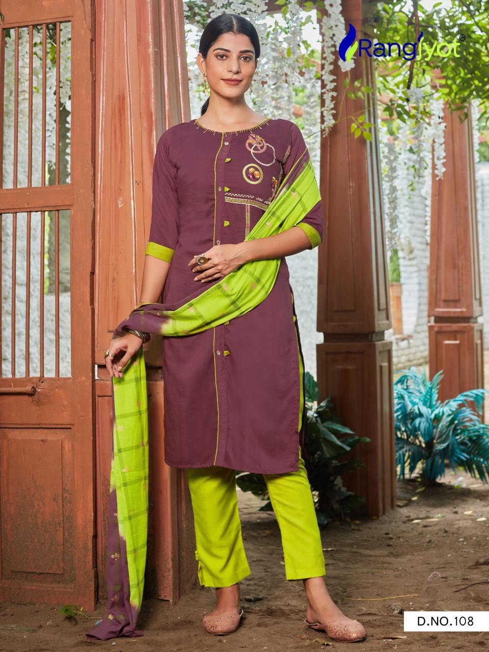 Rangjyot Chitra Vol 1 Silk Designer Ready-made Kurti Catalog