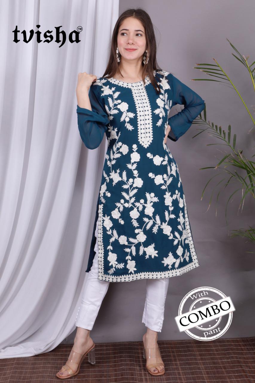 Tvisha Aafreen Kurtis  Buy Designer Kurtis With Bottom  For Women