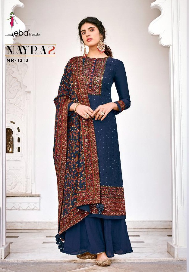 Eba Lifestyle Nyra Vol 2  Embroider Salwar Suit Catalog