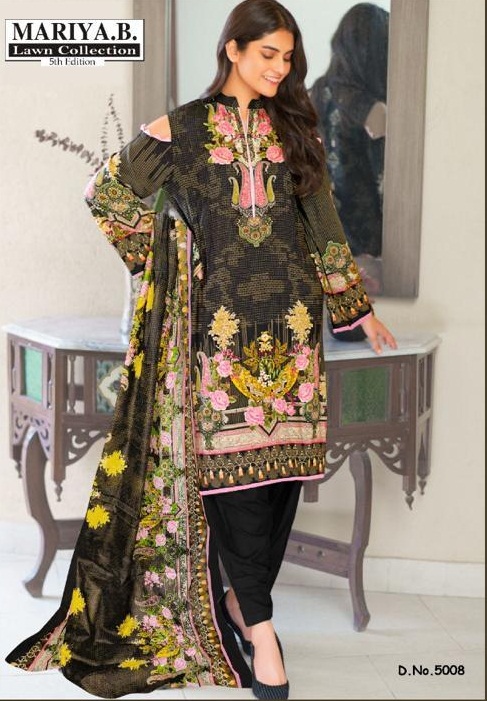 Mariya B Vol  5 Karachi Cotton Dress Material Catalog