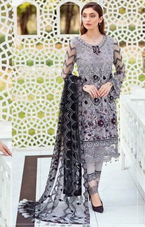 Sairoz Crimson Vol  1 Georgette Embroidery Pakistani Salwar  Suits Catalog