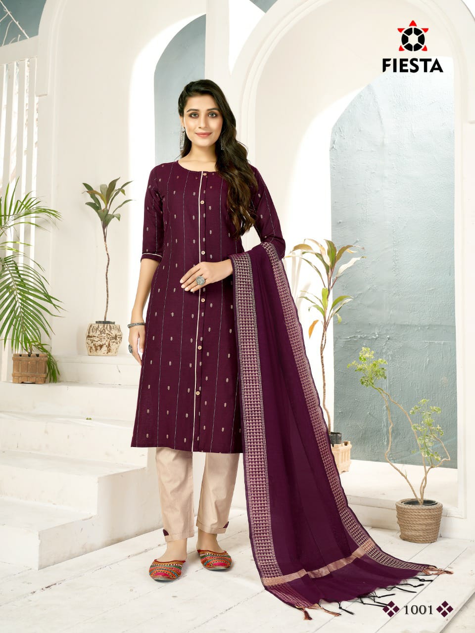 Fiesta Naveli Viscose Designer Ready-made Kurtis Catalog