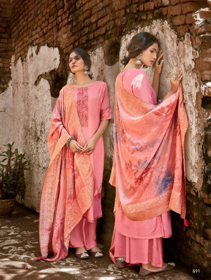 Ibiza Ashiyana Masleen Silk Embroidery Salwar Kameez Catalog