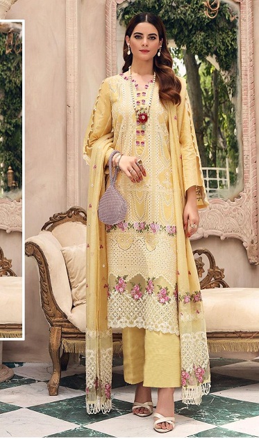Rosemeen Sobia Nazir Embroidery Lawn Pakistani Salwar Suits Buy  Pakistani Replica Suits Wholesale Surat