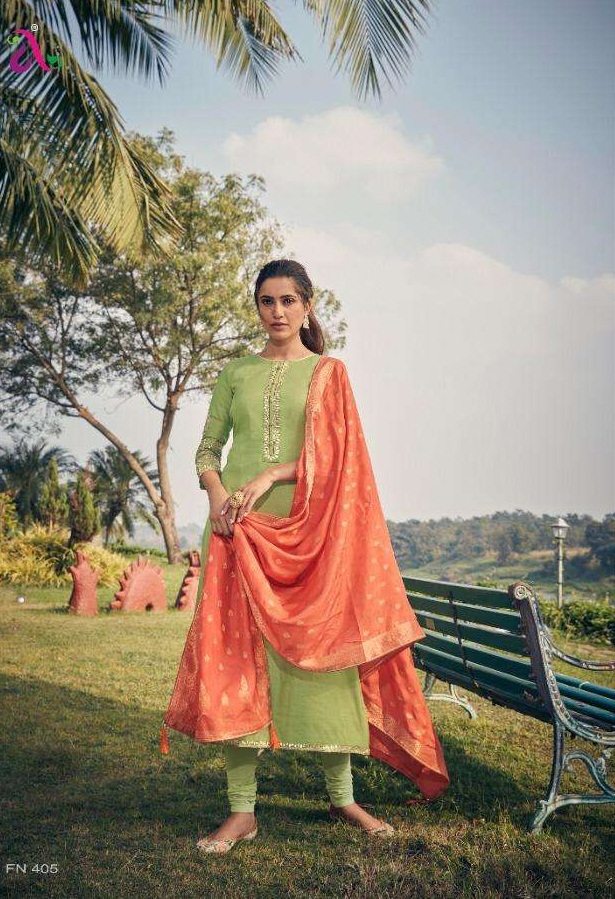 Angroop Plus Charissa Tussar Silk With Heavy Embroidery Salwar Suits Catalog