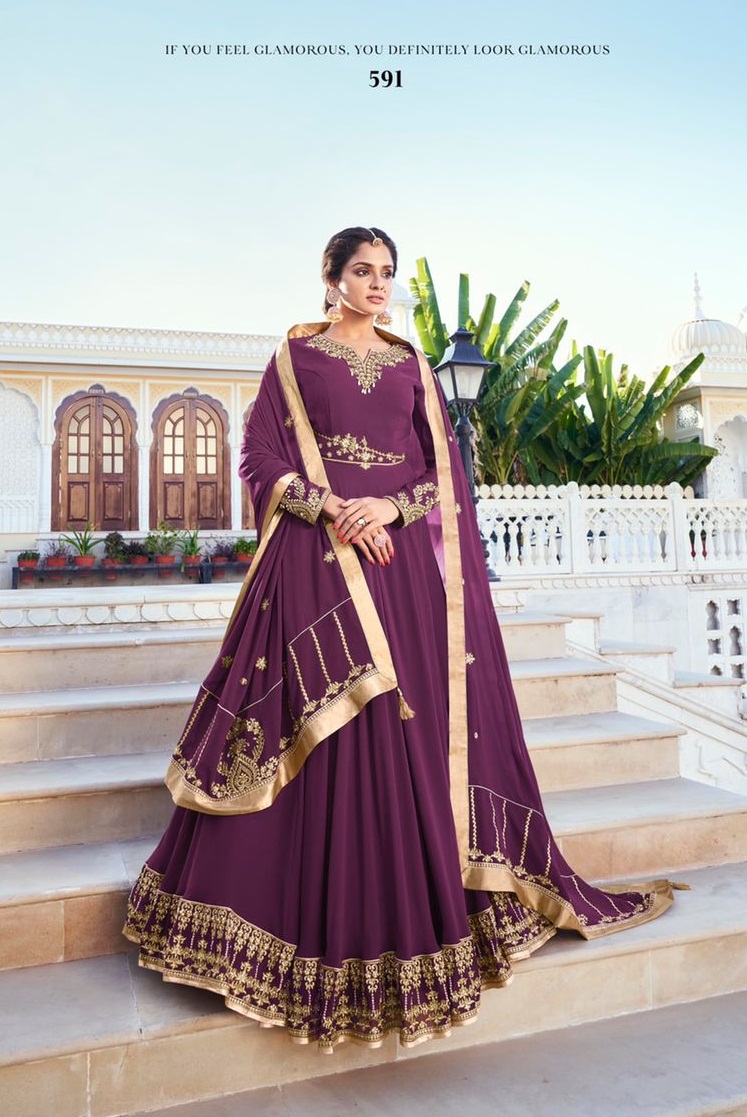 Sajawat Mandora Vol 2 Festive Wear Ready Made Fancy  Gown Bottom With Dupatta