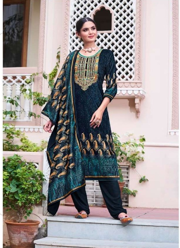 Kalarang  Shelby Velvet Digital Print Designer Dress Material Catalog