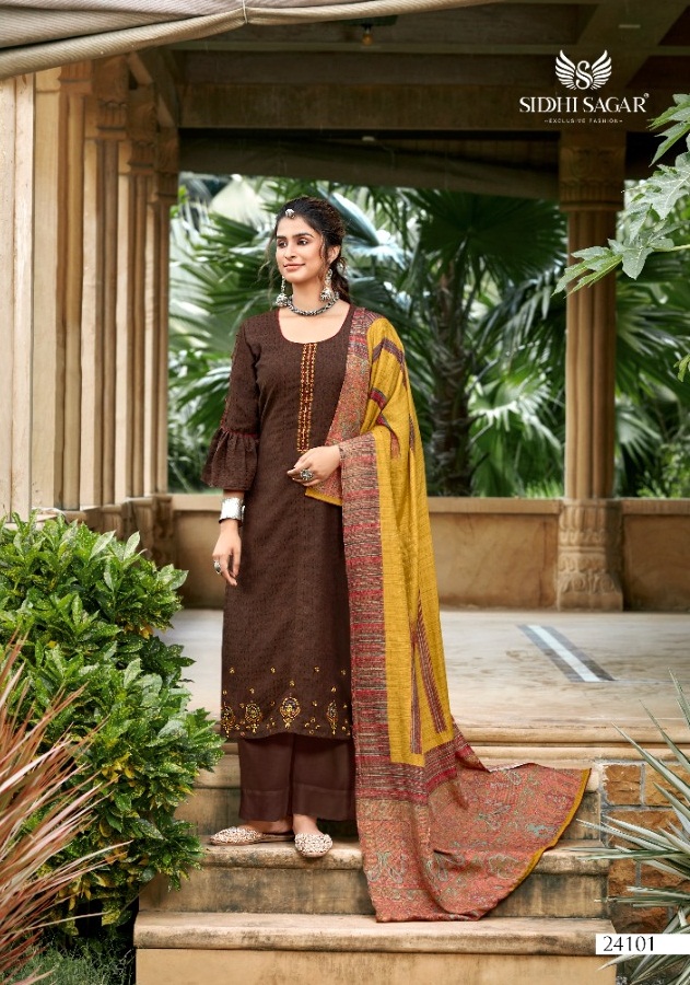 Siddhi Sagar Qatrah Winter Wear Pashmina Catalog