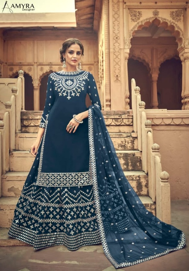 Amyra Kalakari Blooming Georgette Wear Designer Salwar Kameez Catalog