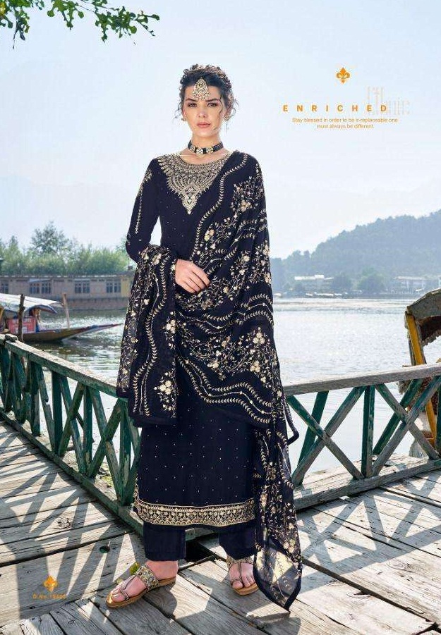 Rsf Zariya Faux Georgette With Embroidery Work Salwar Suits Catalog