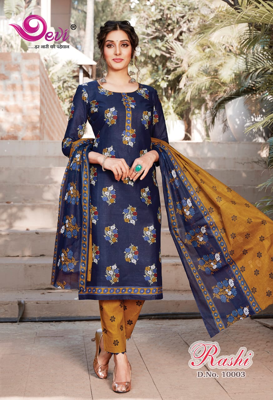 Devi Rashi Vol  10 Cambric Cotton Regular Wear Dress Material Catalog