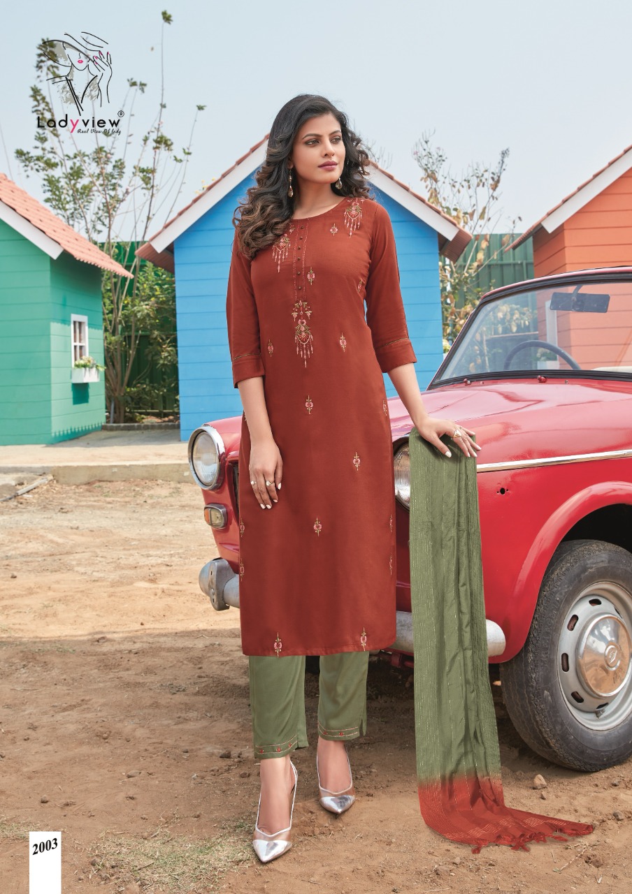 Ladyview Albeli Stylish Wear Ready Made Catalog