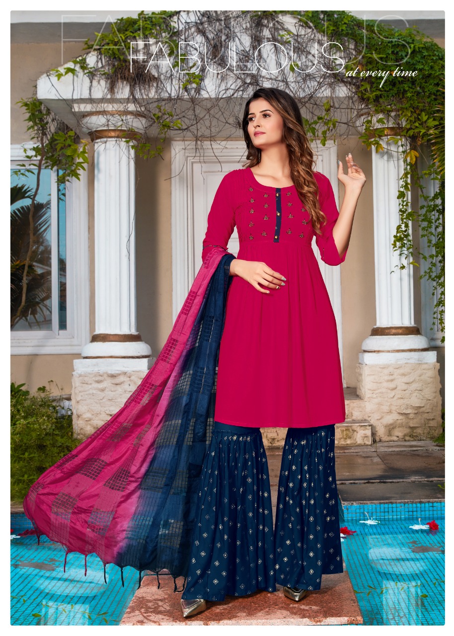 Parra Studio Masuam  Vol 1 Rayon Designer Readymade Kurti Catalog