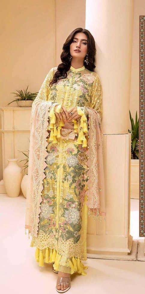Fepic Rosemeen Trends Faux Georgette With Embroidered Pakistani Suits Catalog