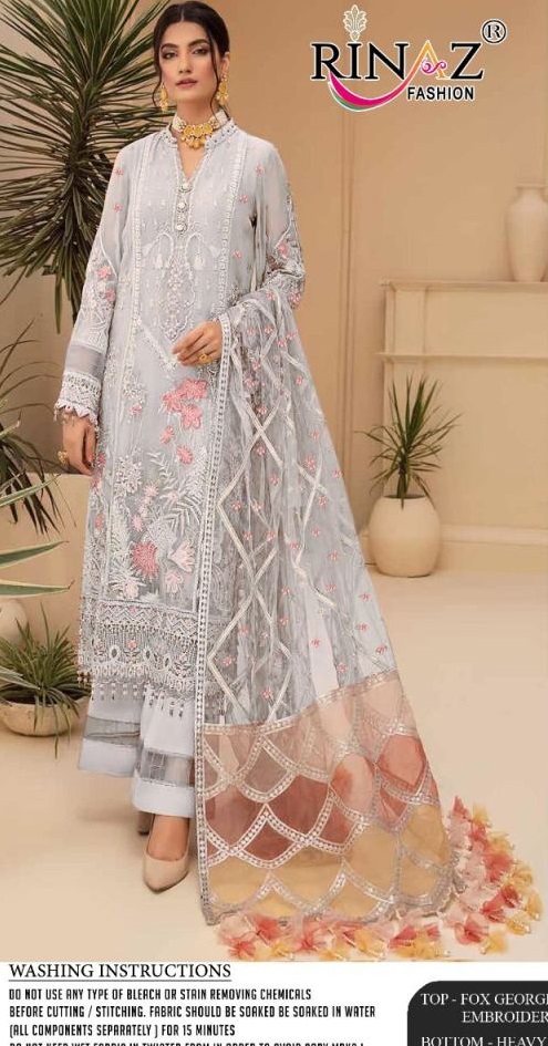 Rinaz Adan Libas Vol 7 Georgette Wear Pakistani Salwar Kameez Catalog