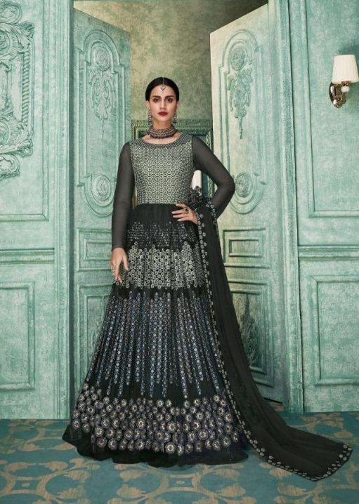 Sajawat Kalista Vol 1 Heavy Embroidered Soft Silk Readymade Anarkali Wholesale Suits Catalog