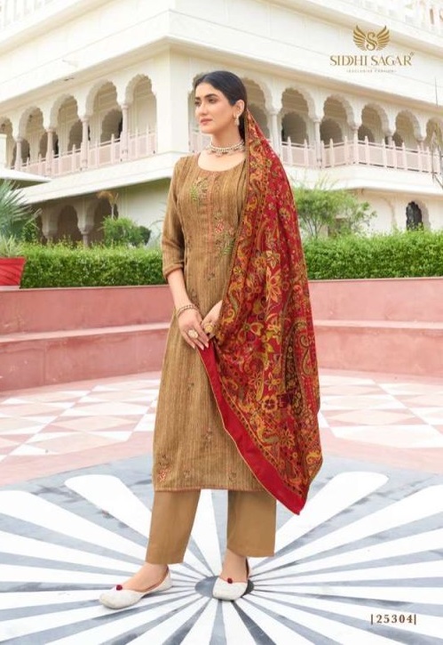 Siddhi Sagar Azal Pasmina Dress Material