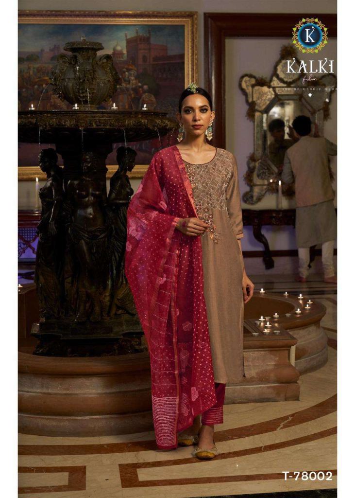 Kalki Fashion Panch Ratna Kurtis With Bottom And Dupatta Catalog