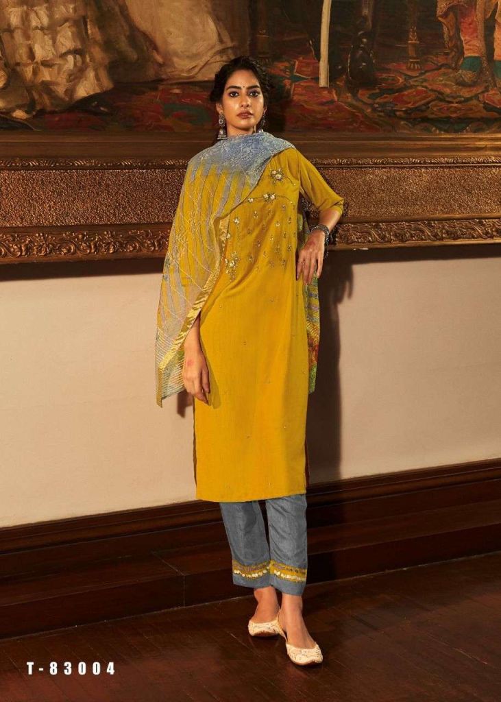 Kalki Tirth Vol-2 Pure Viscose Silk Kurtis With Bottom And Dupatta Catalog