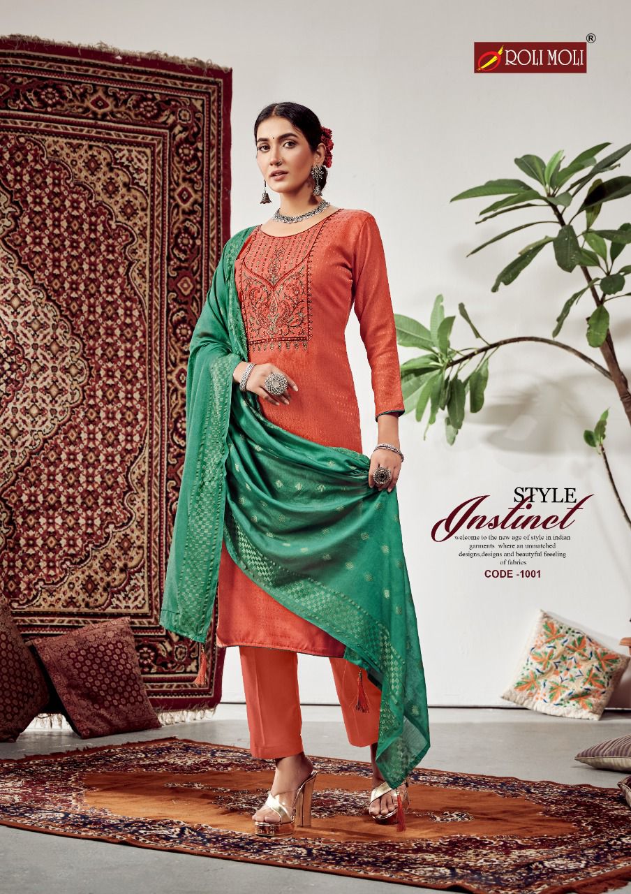 Roli Moli Lahja  Winter Wear Pashmina Dress Material Catalog