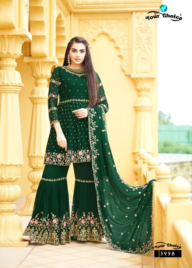Your Choice Zaraa Vol 8 Georgette Wear Embroidery Salwar Kameez Catalog