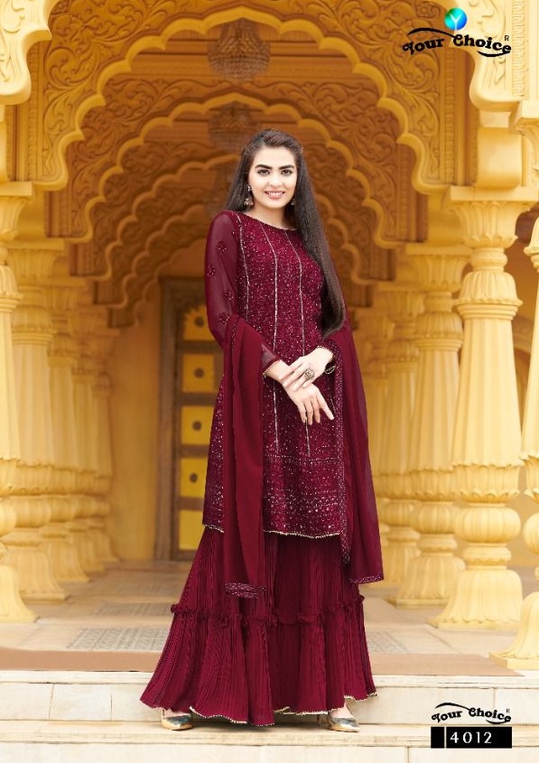 Your Choice Zeal Georgette Wear Designer Low Price Salwar Kameez Catalog