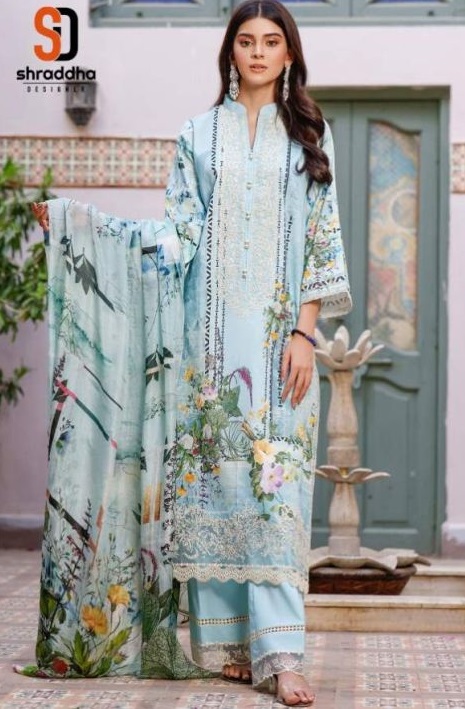 Shraddha Ombre Cotton Printed Pakistani Salwar Kameez Catalog