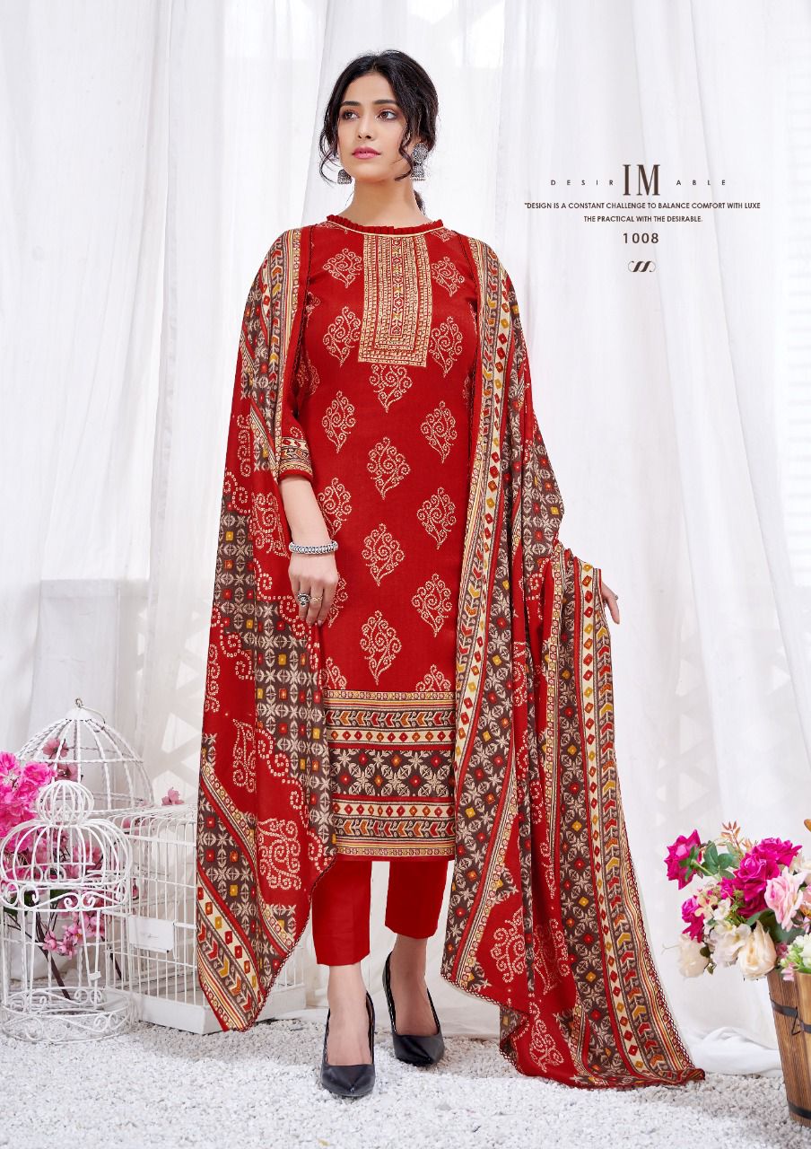 Roli Moli  Gulnar Pasmina Dress Material Catalog