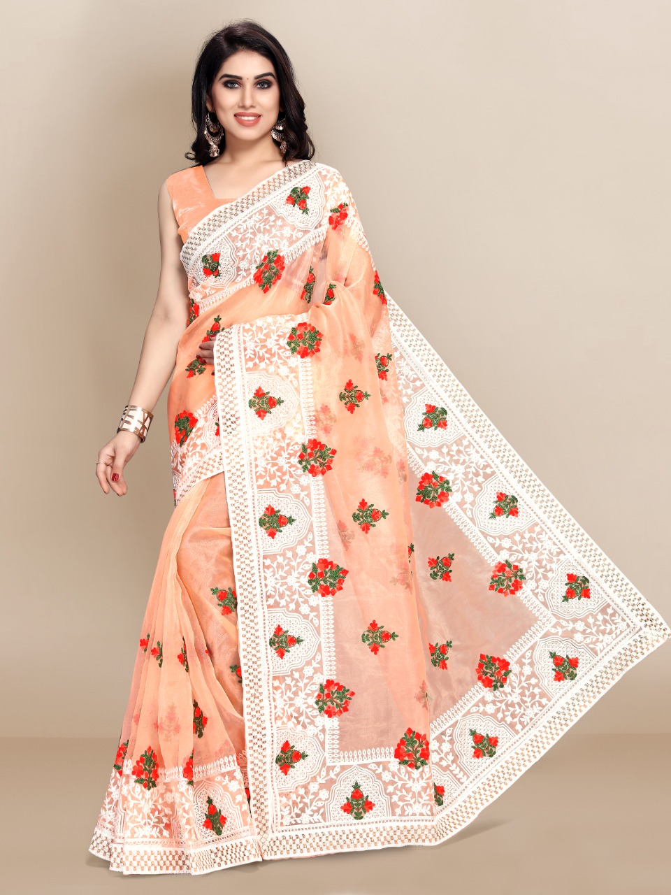 Vivera Slyvie Vol 4 Fancy Wear Organza Saree Catalog