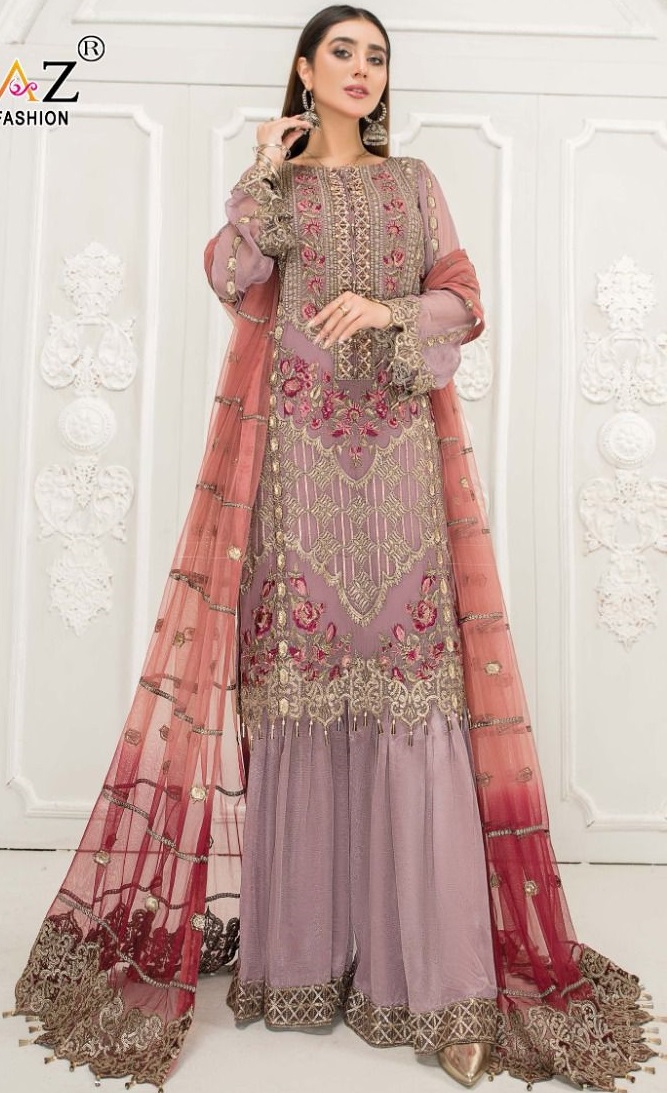 Rinaz Maryam's Gold  Vol 15 Fancy Georgette Pakistani Salwar Suits Catalog