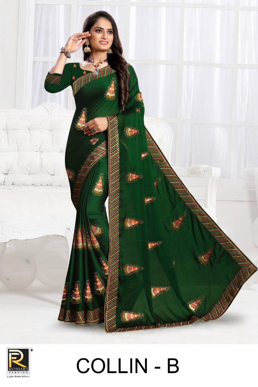 Ranjna Collin Thread Worked Siroski Stone Exclusive Collection Online Shop
