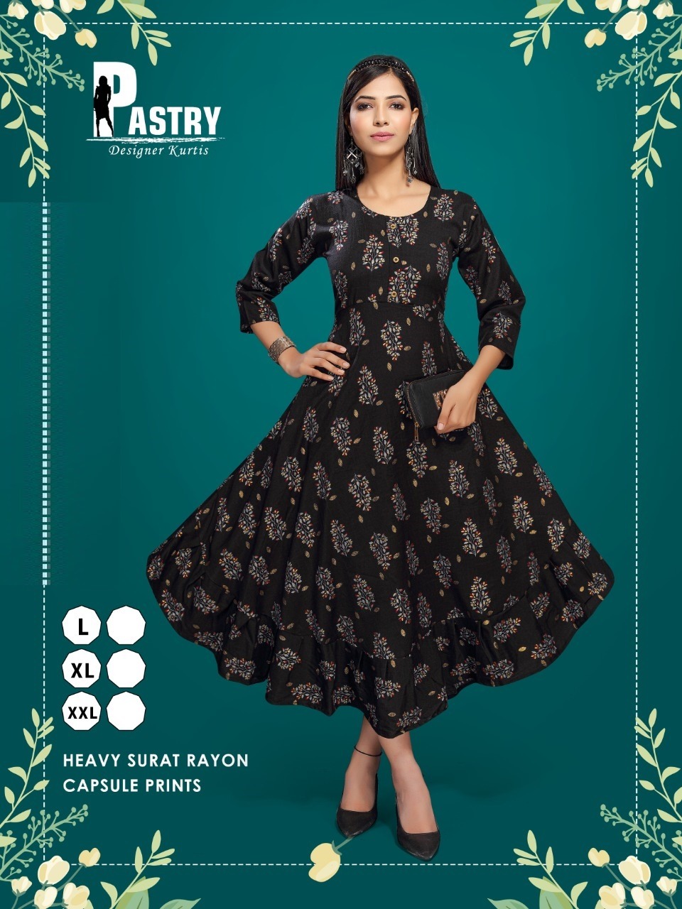 SBTrendZ Exclusive Anarkali Cotton Kurti Onam Festival Offer 1050.00  shipping Fabric - Cotton; Inner - no S… | Party wear kurtis, Cotton kurtis  online, Party wear