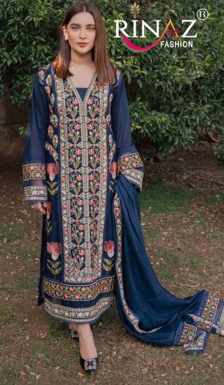 Rinaz Adan Libas Vol  10 Digital Print Embroidery Pakistani Salwar Suits Catalog