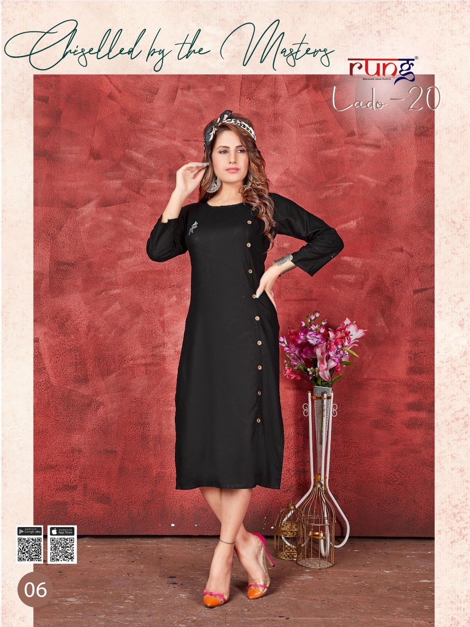Rung Lado  Vol 20  Casual Wear  Kurti Wholesaler In Surat