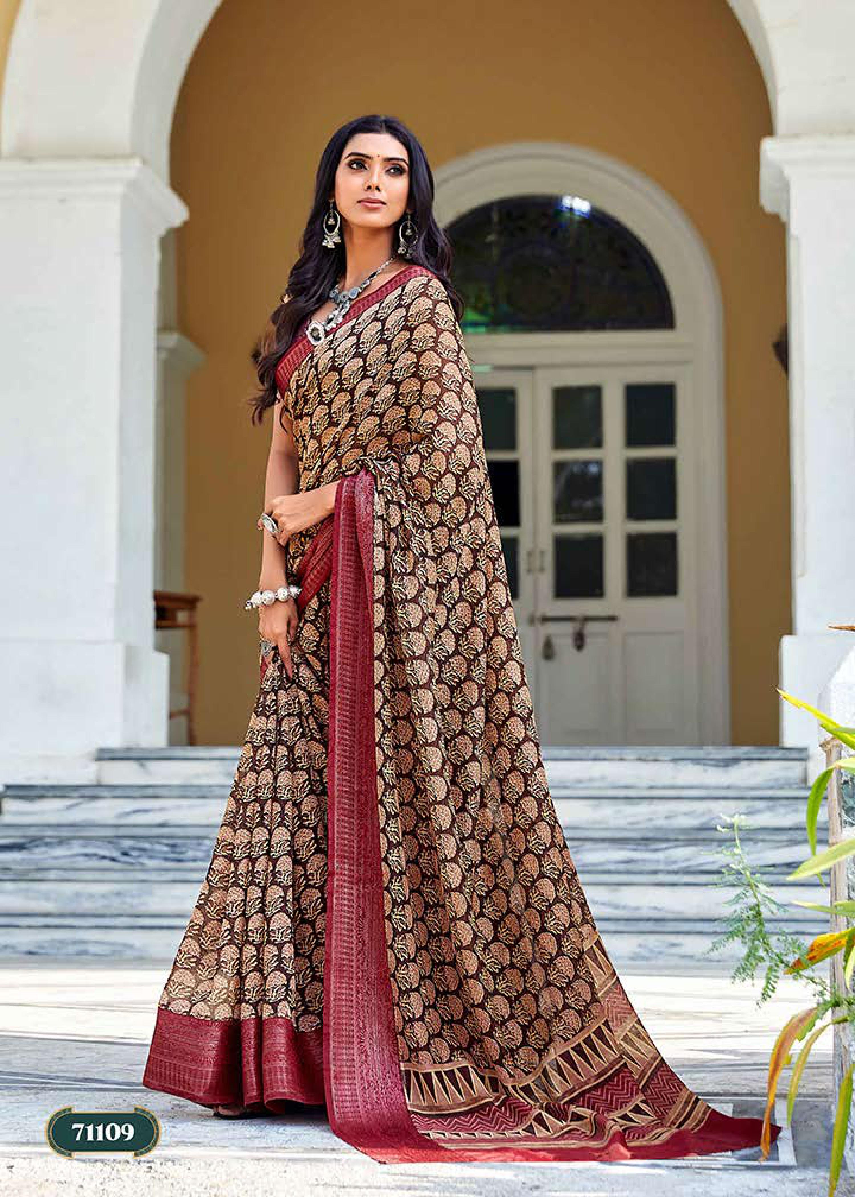 Shangrila Kanjivaram Silk Jacquard Festive Wear Saree Catalog