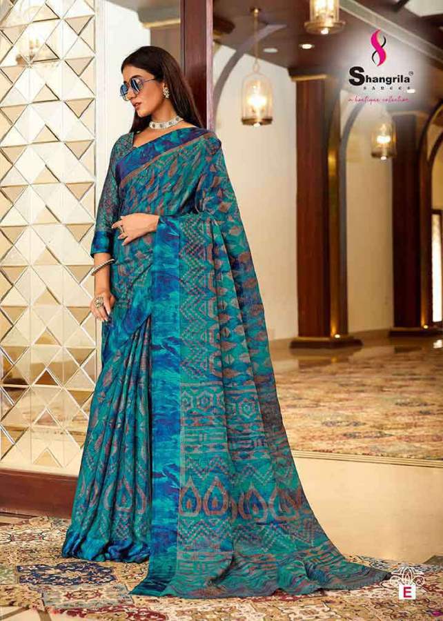 Shangrila Kashish Brasso  Vol 7 Fancy Wear Saree Catalog
