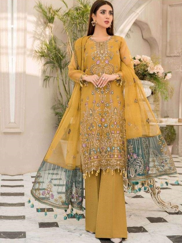 Rinaz Maryams Gold Vol 16 Georgette Wear Pakistani Salwar Suits Ctalog