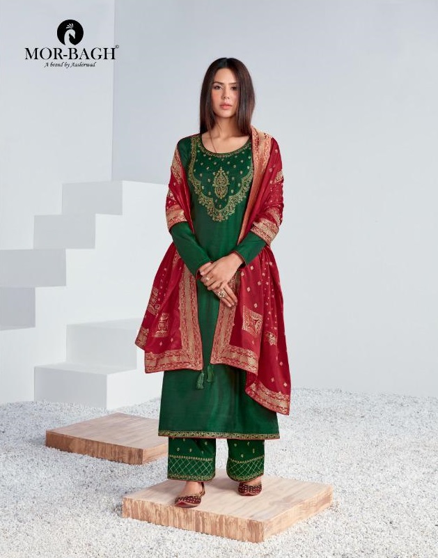 Aashirwad Chitrakari Premium Tushar Silk Embroidered Designer Salwar Suit Catalog
