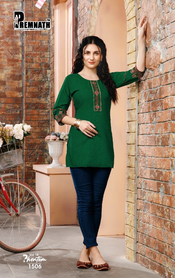 Premnath Phantom  Vol 15 Fancy Wear Ladies Top Catalog