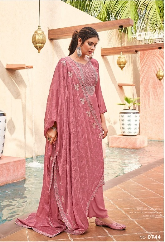 Four Dots Latika Designer Festive Wear Salwar Suits Catalog