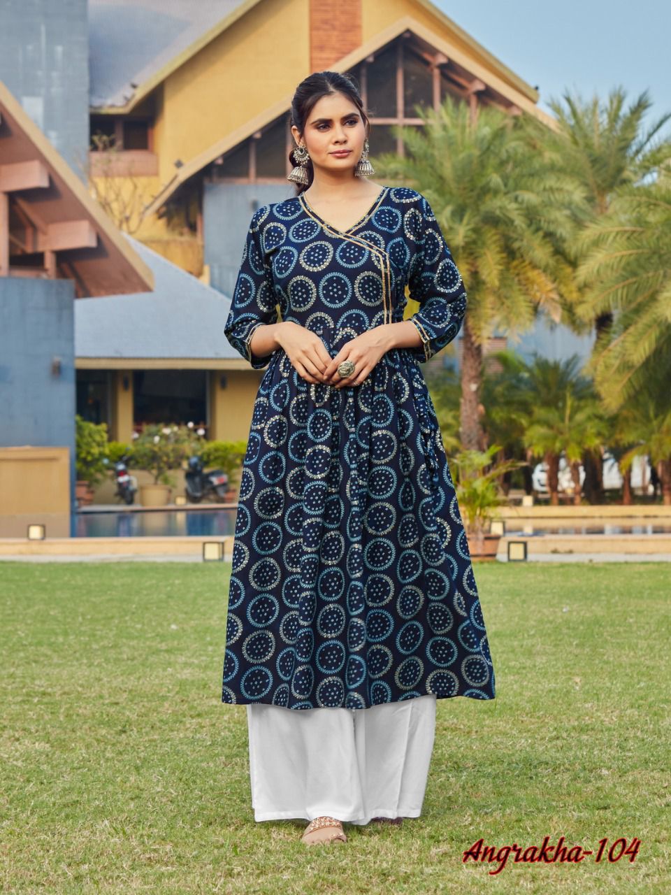 Rangoon Present Dream Line Western Style Kurti With Bottom Collection.