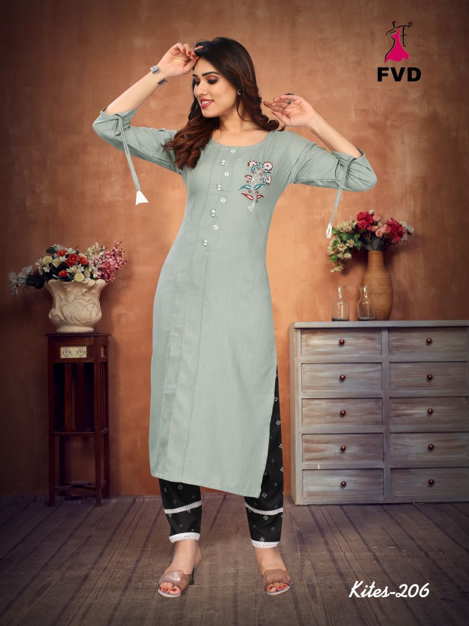 Fvd Kites Vol 2 Casual Wear Kurti With Bottom Catalog