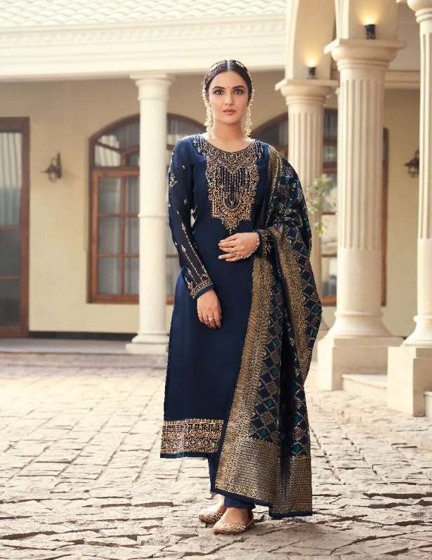 Amirah Banaras Vol 2 Catalog Designer Party Wear Georgette Dress Material