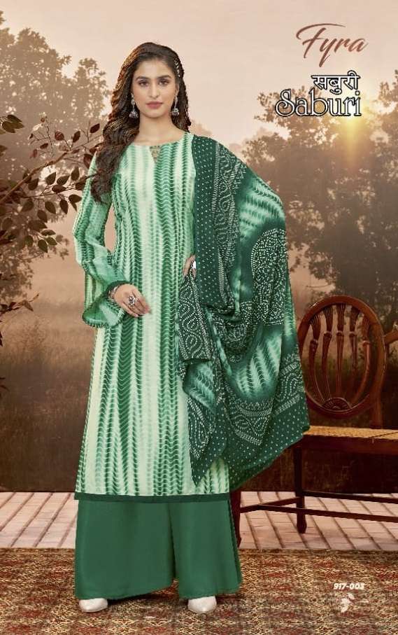 Fyra Saburi Catalog Pure Cotton Regular Wear Unstitched Dress Materials