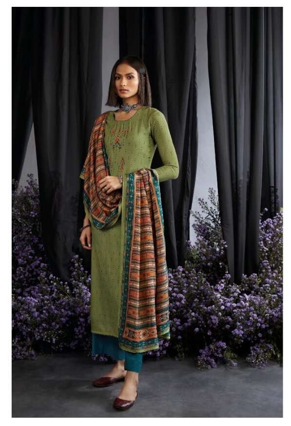 Ganga Maahru Catalog Unstitiched Dress Materials