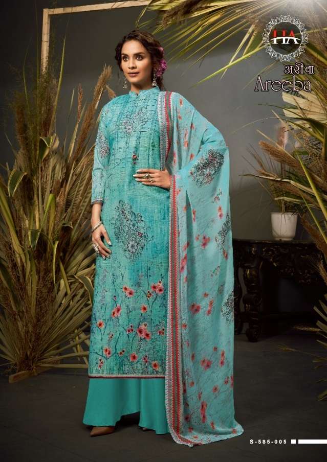 Harshit Areeba catalog  Cotton Digital Printed Dress Material